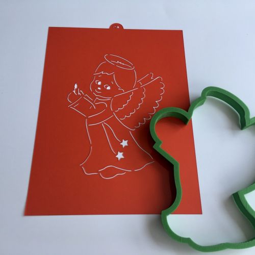 Andílek se svíčkou F758