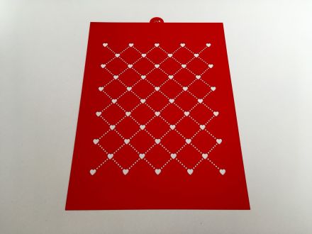 Ornament se srdíčky S259