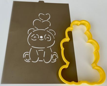 Panda se srdíčky P201