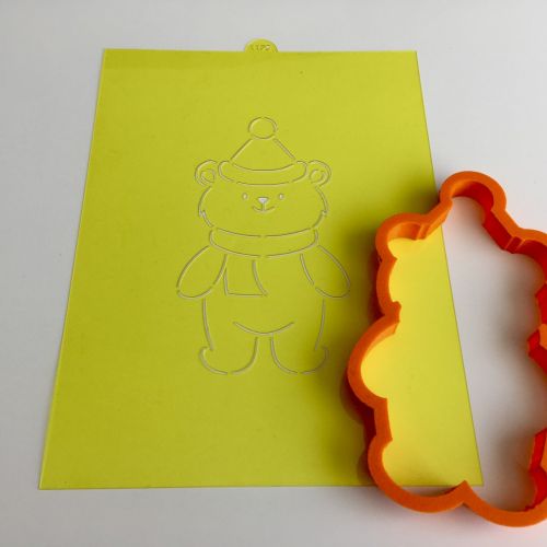  Medvídek s čepicí a šálkou F1129