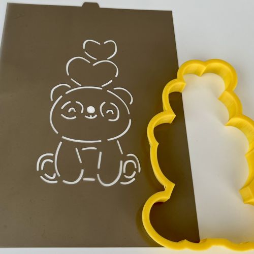 Panda se srdíčky P201