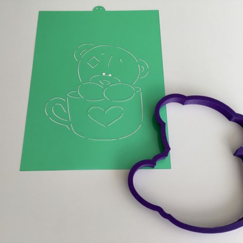  Medvídek v hrnečku F854