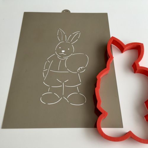 Zajíc s vajíčkem F422