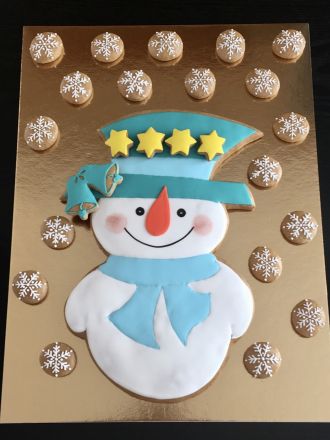 Adventní kalendář sněhuláček I.