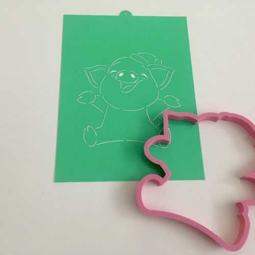 Šťastné prasátko s čapkou F767