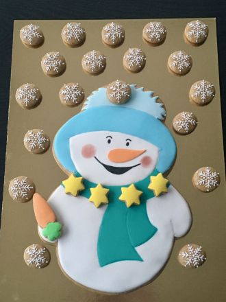 Adventní kalendář sněhuláček II.