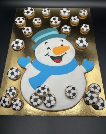 Adventní kalendář sněhulák fotbal