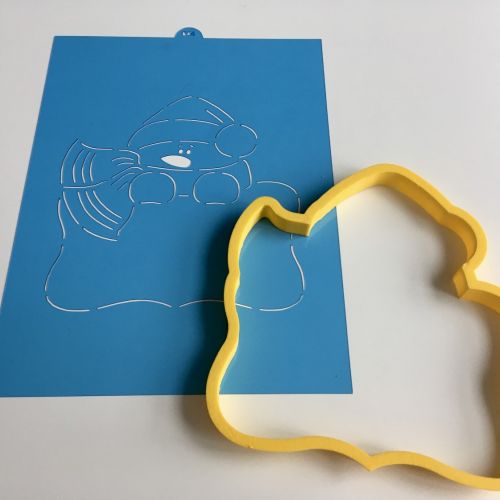  Sněhulák s rámečkem F644