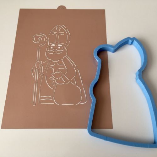  Mikuláš s pytlem a holí F372