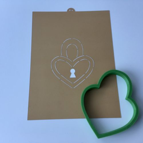  Srdíčkový zámek F856