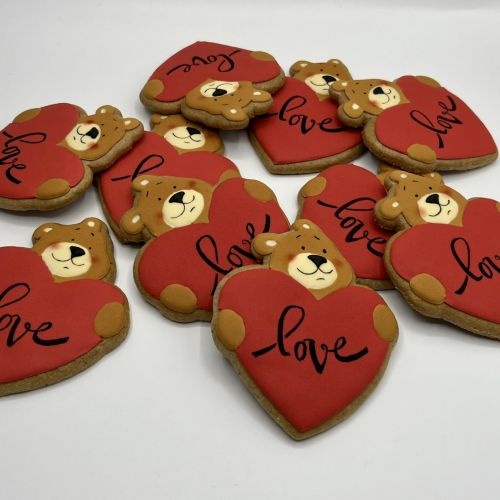 PJ medvídek se srdíčkem F1020