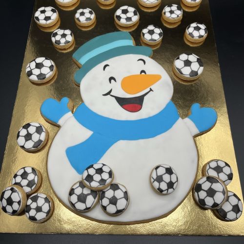Adventní kalendář sněhulák fotbal