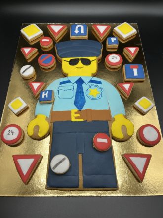 Adventní kalendář lego policista