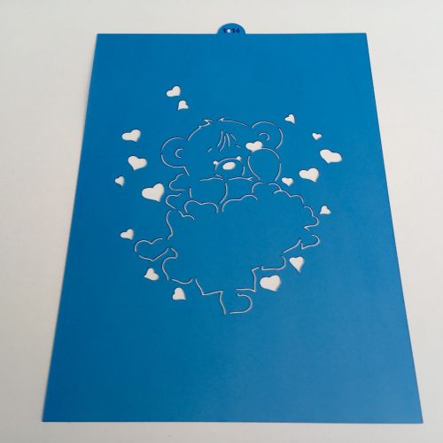  Medvídek se srdíčky S1014