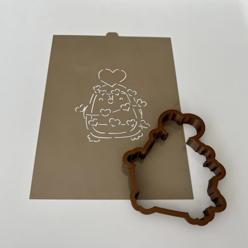 Tučňáček se srdíčky P236