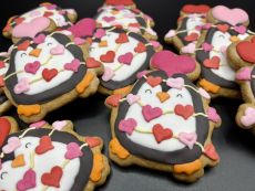 Tučňáček se srdíčky P236